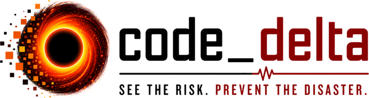 code delta — see the risk. prevent the disaster.