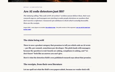 Are AI detectors BS?