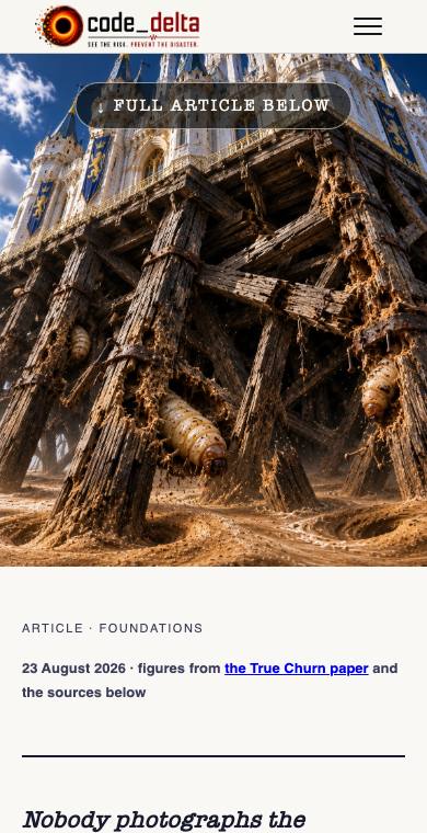 Rotten foundations