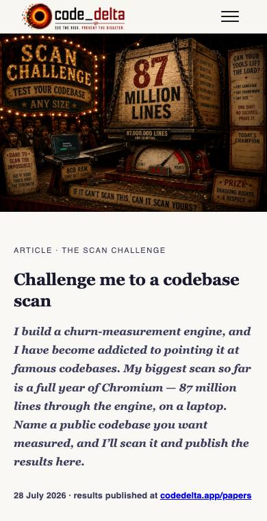 Scan challenge