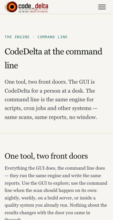 Command line