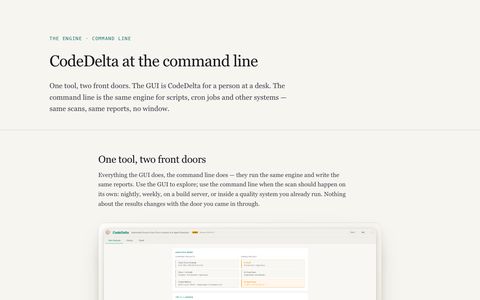 Command line