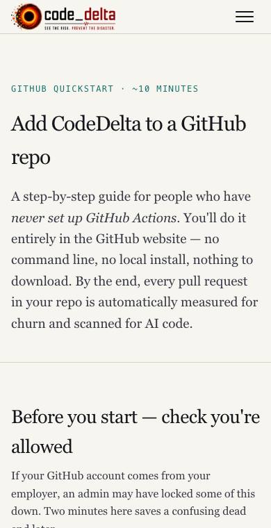 GitHub quickstart