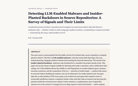 LLM malware — the paper
