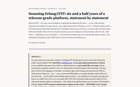 Erlang/OTP scanned